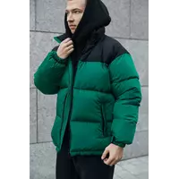 Куртка зимова Флекс, зелено-чорний